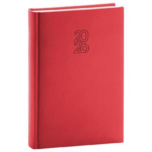 Daily diary 2026 A5 Aprint - red
