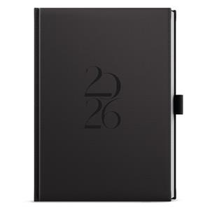 Daily Diary 2026 David Deny A5 - black