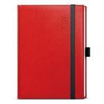 Daily Diary 2026 David Reno A5 - red