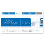 Desk calendar 2026  - Maximanager blue