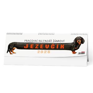 Desk Calendar 2026 Work Genre Calendar - Dachshund