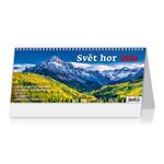 Desk calendar 2026 - World of mountains