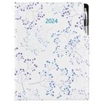 Diary DESIGN daily A4 2024 - Wildflowers