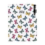 Diary DESIGN daily A5 2024 SK - Color Butterfly
