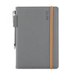 Note AMOS A5 Lined - grey/orange 